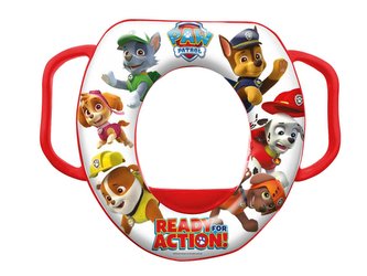 Měkký adaptér na WC "Paw Patrol", Červená