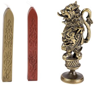 Dárkový set - pečetidlo Harry Potter: Nebelvír (10 x 13 x 4 cm)