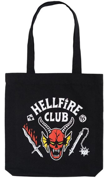 Shopping taška na rameno Stranger Things: Hellfire Club (37 x 39 x 10 cm)