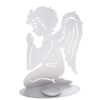 Kovový svícen - anděl, 12/36