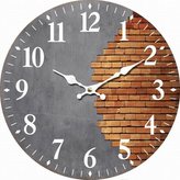 Dřevěné nástěnné hodiny, 0/12