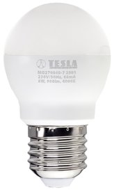 TESLA LED žárovka miniglobe BULB/ E27/ 8W/ 230V/ 900lm/ 4000K/ denní bílá