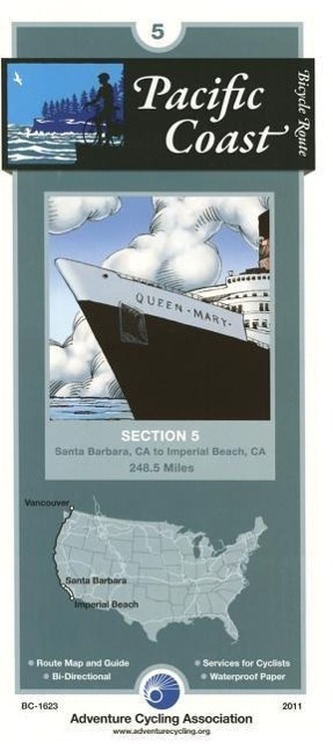 Pacific Coast Bicycle Route - 5: Santa Barbara, California - Imperial Beach, California - 249 Miles