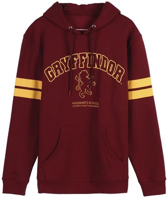 Pánská mikina Harry Potter: Nebelvírský lev (L) červená bavlna