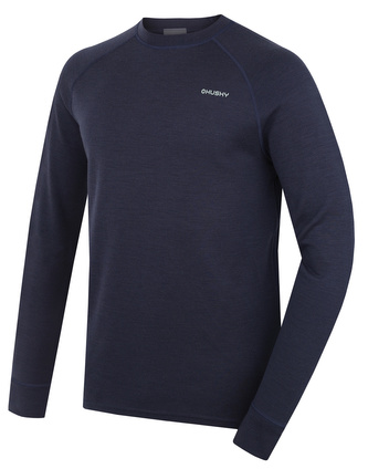 Pánská merino mikina Aron M dk. blue - XL
