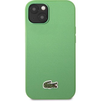 Lacoste Iconic Petit Pique Logo kryt iPhone 14 Plus zelený