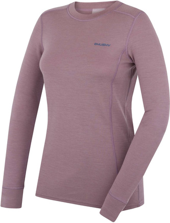 Dámská merino mikina Aron L lt. fd. wine - XL