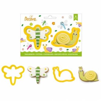 Vykrajovátka vážka a šnek - Decora