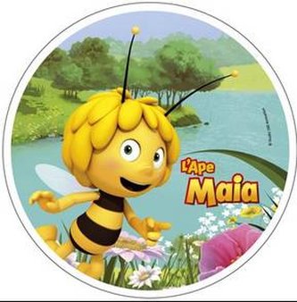 Jedlý papír včelka Mája u řeky - Modecor
