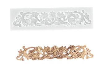 Silikonová formička ornamenty 125x20mm - Silikomart