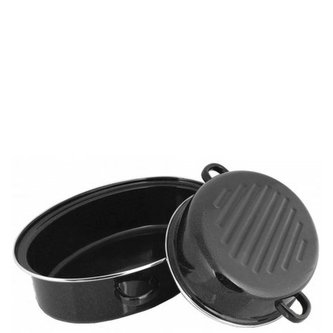 Oválný smaltovaný pekáč 30 cm - Belis