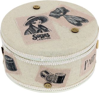 Plechová krabička s látkou HB705985 Art