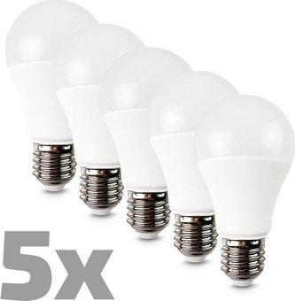 Ecolux LED žárovka 10W E27 teplá bílá 5ks