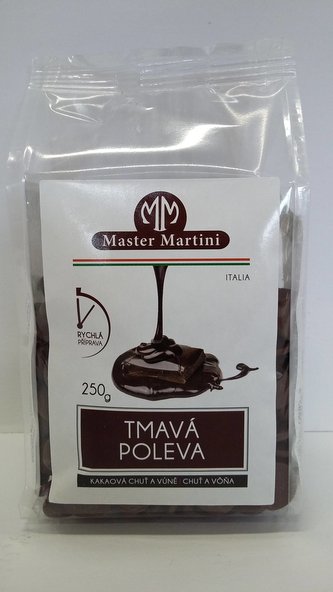 Tmavá poleva 250g - Master Martini