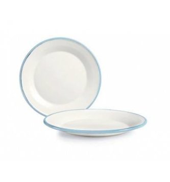 Smaltovaný talířek 17,5cm světle modrý - Ibili
