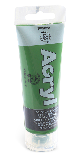 Akrylová barva PRIMO, 75ml, olivová, tuba