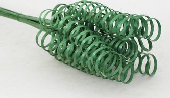 Přírodní materiál, cena za 10ks= 1 polybag. SUS010-TM-ZELENA Art