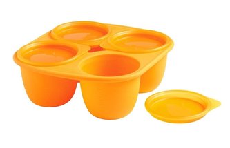 Silikonová miska Mastrad 4 porce oranžová 280ml - Mastrad