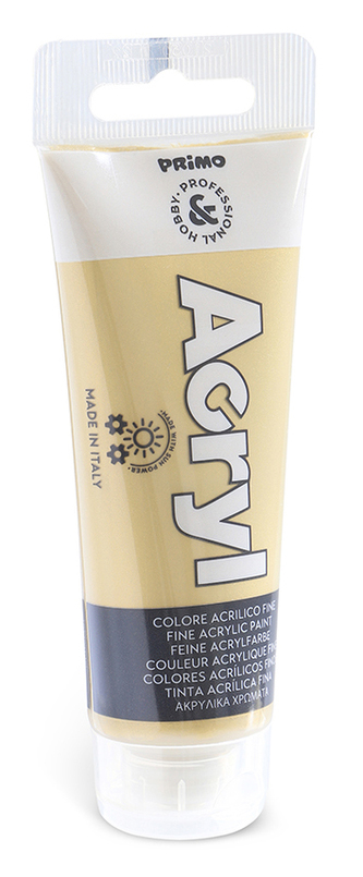 Akrylová barva PRIMO METALLIC, 75ml, BRONZOVÁ, tuba