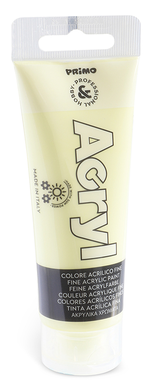 Akrylová barva PRIMO PASTEL, 75ml, citronová, tuba