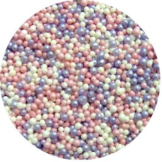 Cukrový máček 90g růžovo fialovo bílý - Scrumptious