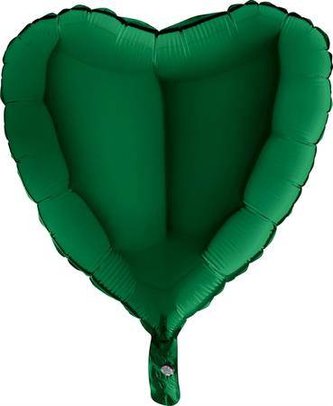 Nafukovací balónek zelené srdce 46 cm - Grabo