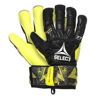 Brankářské rukavice Select GK gloves 77 Super Grip Hyla cut, Brankářské rukavice Select GK gloves 77 Super Grip Hyla cut černo žlutá | 854_BLACK-YELLOW | 8