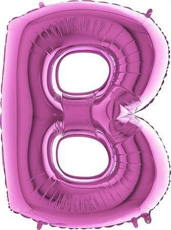 Nafukovací balónek písmeno B růžové 102 cm - Grabo
