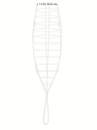 Nerezová mřížka na ryby 45x14cm - Ibili