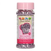 Cukrové sypání konfety fialové 70g - FunCakes