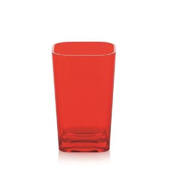 Pohár na kartáčky červený KL 21334 - Kela