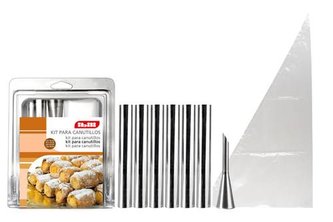 Nerezové trubičky na kremrole se sáčkem a koncovkou na plnění - Ibili