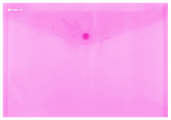 Obálka s drukem průhledná A4 PP, červená