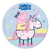 Jedlý papír prasátko Pepa a jednorožec 20cm - Dekora