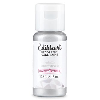 Tekutá barva metalická Light Silver 15ml - Sweet Sticks