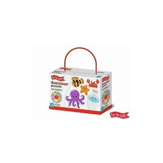 Far Far Land Puzzle obrysové moře 5 obrázků