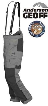 Kalhoty - barbarus šedo / černá velikost S