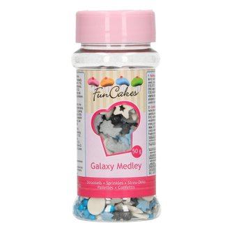Cukrové sypání Galaxy mix 50g - FunCakes