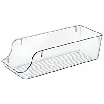Organizér do ledničky 36x15x10cm na plechovky  CLEAR