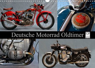 Deutsche Motorrad Oldtimer (Wandkalender 2023 DIN A3 quer)
