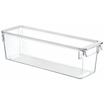 Organizér do ledničky 36x10,5x10cm s víkem  CLEAR