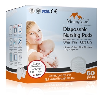 Mommy Care - Jednorázové kojící vložky 60ks