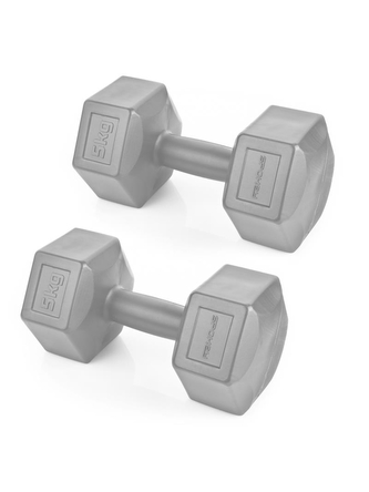 Spokey - MONSTER III Sada šestihranných činek 2x5 kg