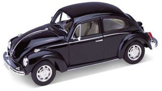 Welly - Volkswagen Beetle Hard top model 1:24 černý