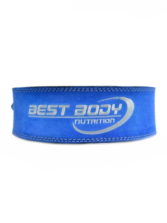 Best Body nutrition - Opasek powerlifting modro šedý B kvalita - velikost M