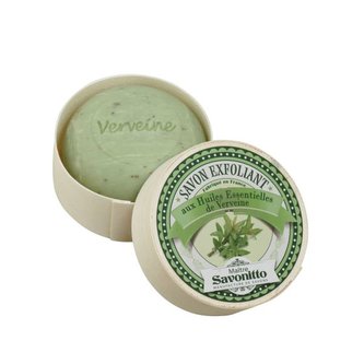Mýdlo 100gr v dřev. krab - Verbena exfoliační, 8/96