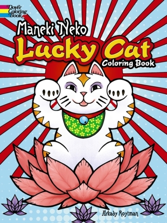 Maneki Neko Lucky Cat Coloring Book