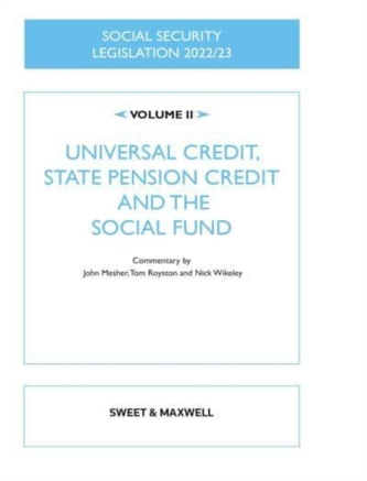 Social Security Legislation 2022/23 Volume II