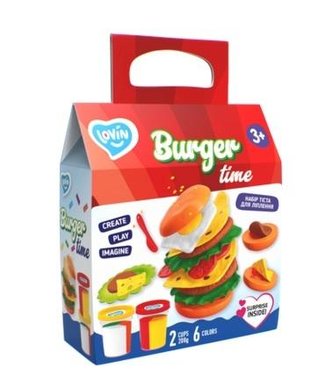 Zestaw kreatywny ciastolina Burger time Zestaw kreatywny ciastolina Burger time