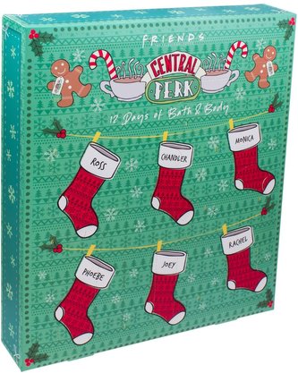 Kalendář adventní Friends|Přátelé: Dárečky do koupelny (35 x 22 x 5 cm)